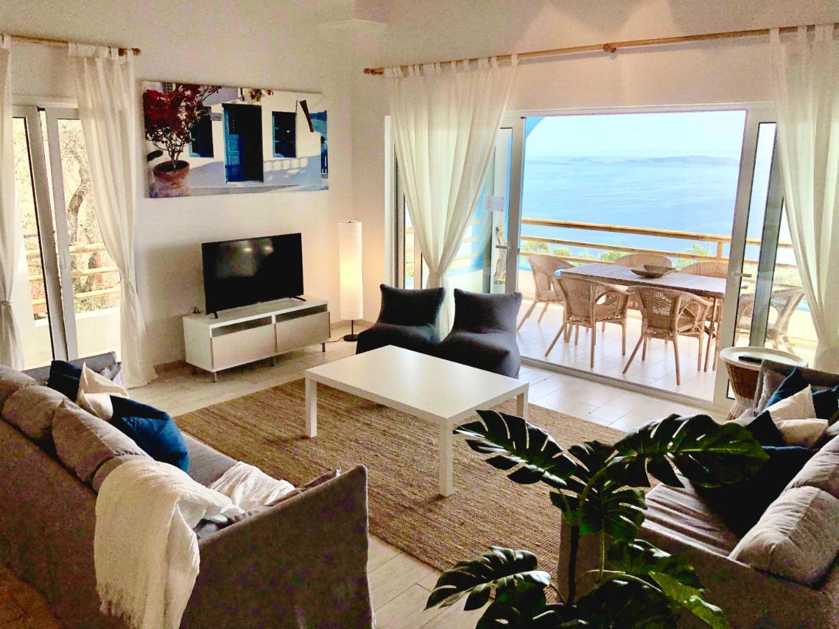 House Tanna Of Villa Intaba Spectacular Sea Views Corfiot Riviera Spartilas Corfu Island Greece Close To Ipsos Beach Spartylas Extérieur photo