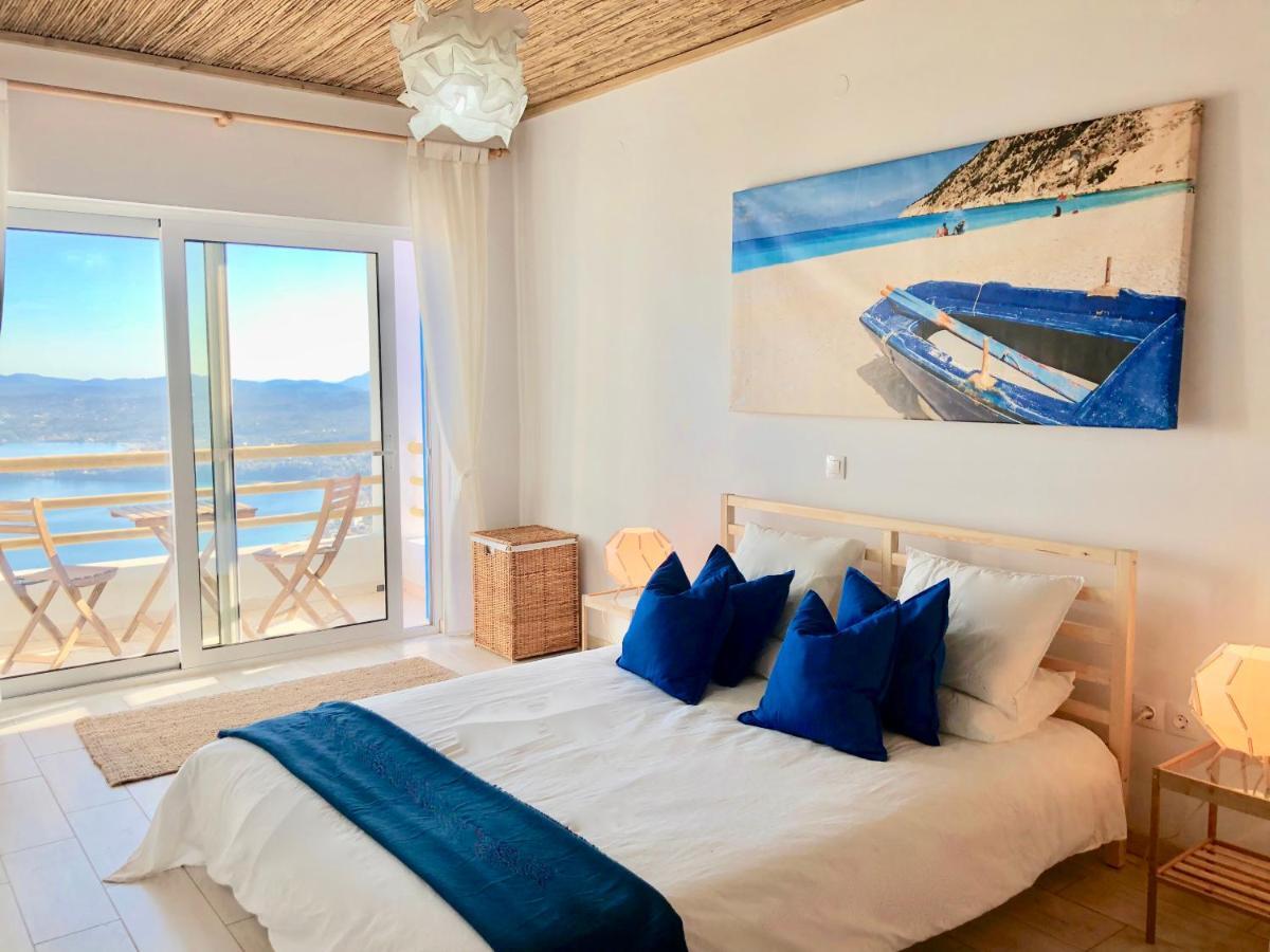 House Tanna Of Villa Intaba Spectacular Sea Views Corfiot Riviera Spartilas Corfu Island Greece Close To Ipsos Beach Spartylas Extérieur photo